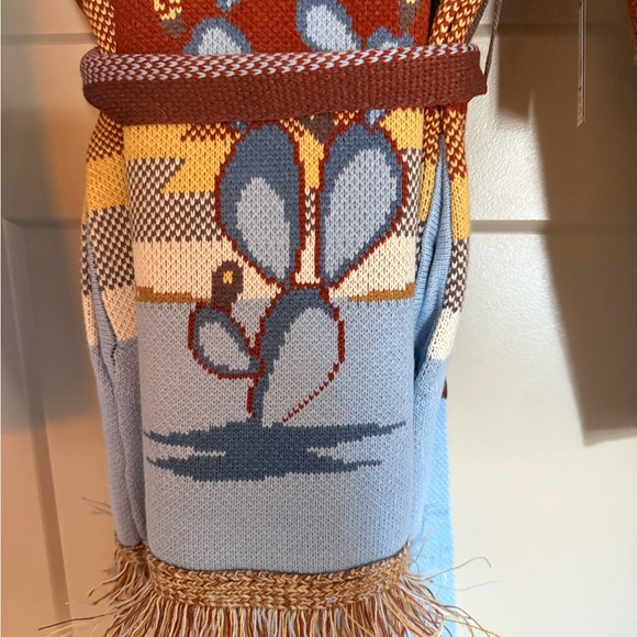 Idyllwind Brown Multi Desert Nights Fringe Cardigan NWT Medium - Picture 12 of 12